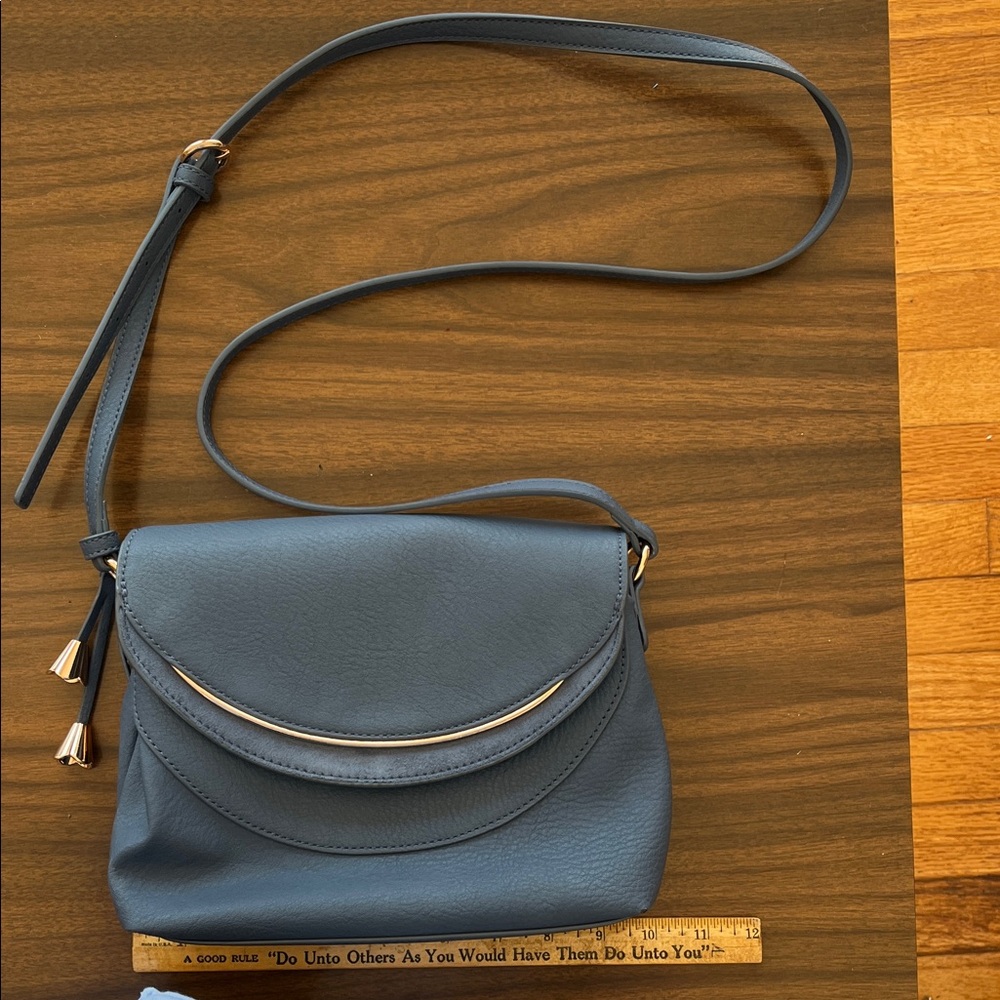 LC Lauren Conrad Blue Crossbody Bag
